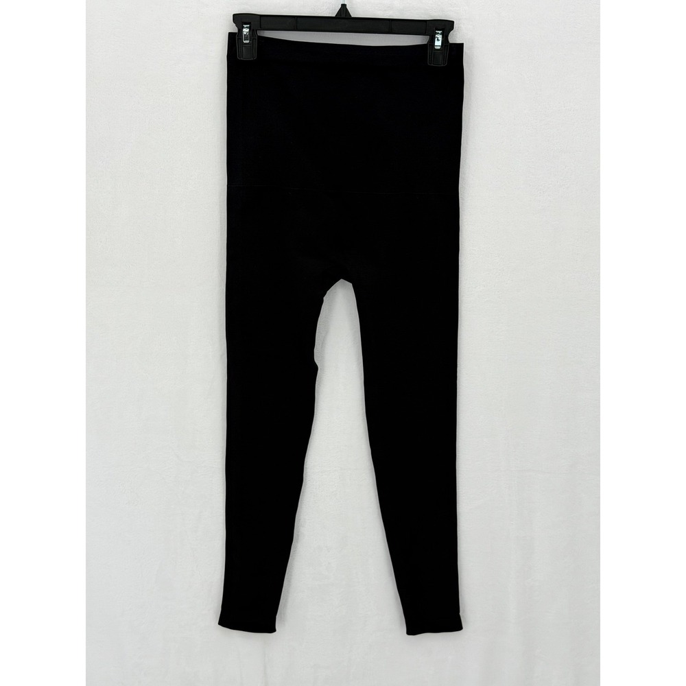 Spanx Leggings Womens Large Black Look At Me Now Seamless Shaping Essentials - Picture 2 of 7